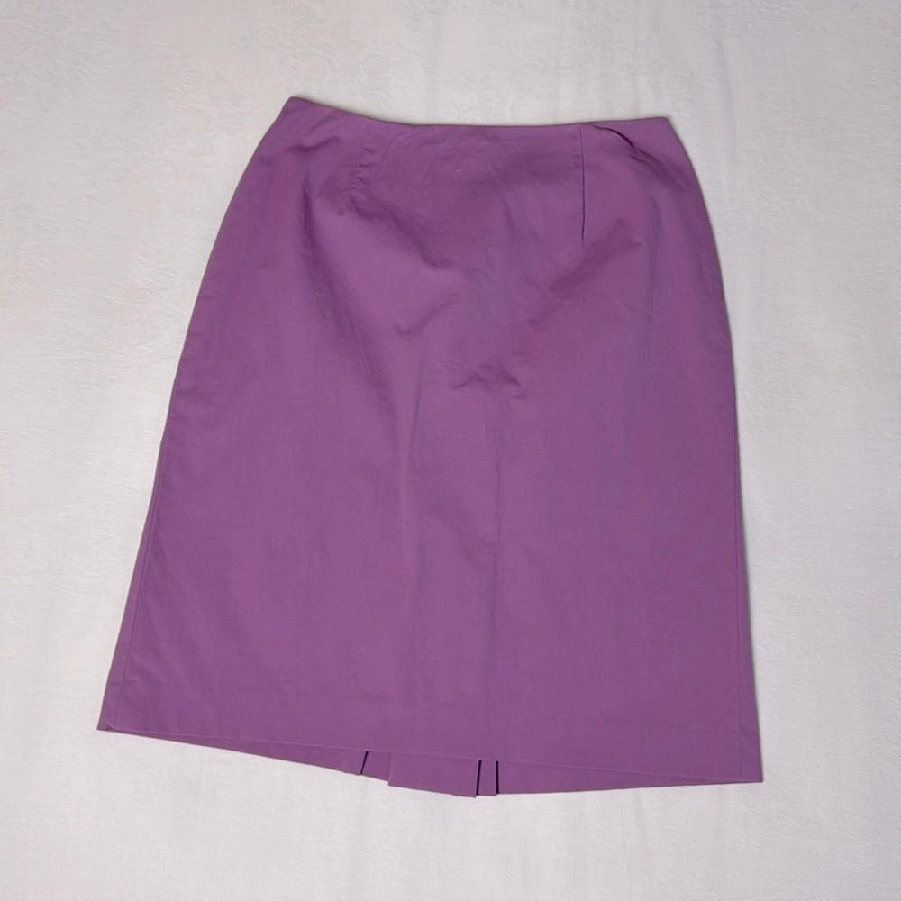 Ann Taylor Stretch 2P purple skirt